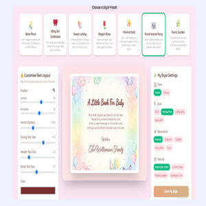 Invite A Bloom AI - Create Adorable Baby Invitations in Minutes