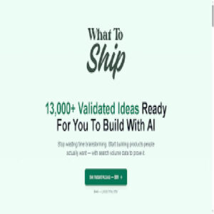 What To SHip