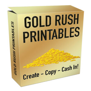 Gold Rush Printables