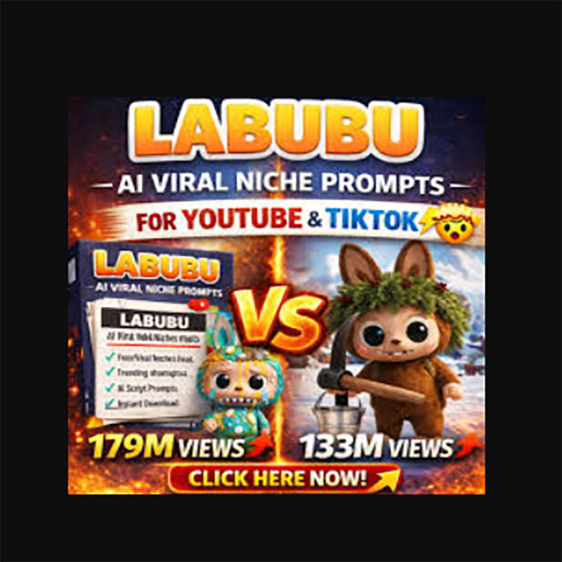 LABUBU – AI Viral Niche Prompts for YouTube & TikTok