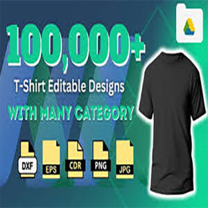 100,000 T-Shirt Designs Bundle