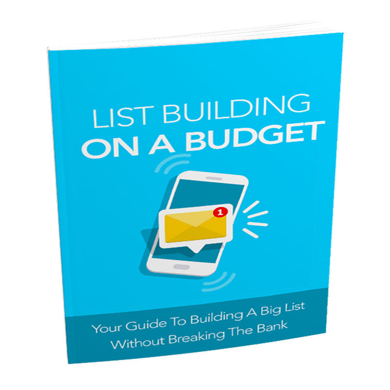 List Building On A Budget + Reseller Page