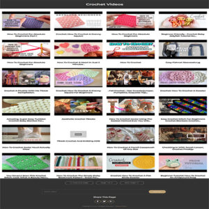 Crochet Instant Mobile Video Site