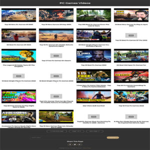 PC Games Instant Mobile Video Site
