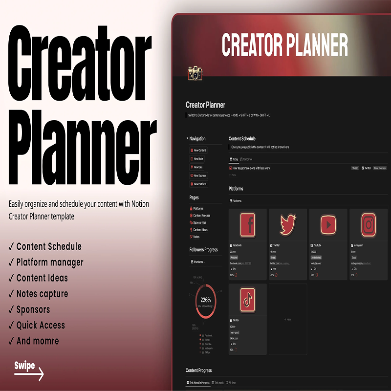 Creator Planner