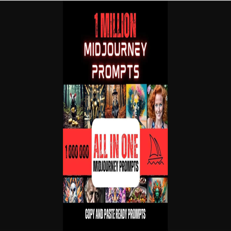 1 Million Midjourney Prompts, Your Gateway to Mastering AI Art